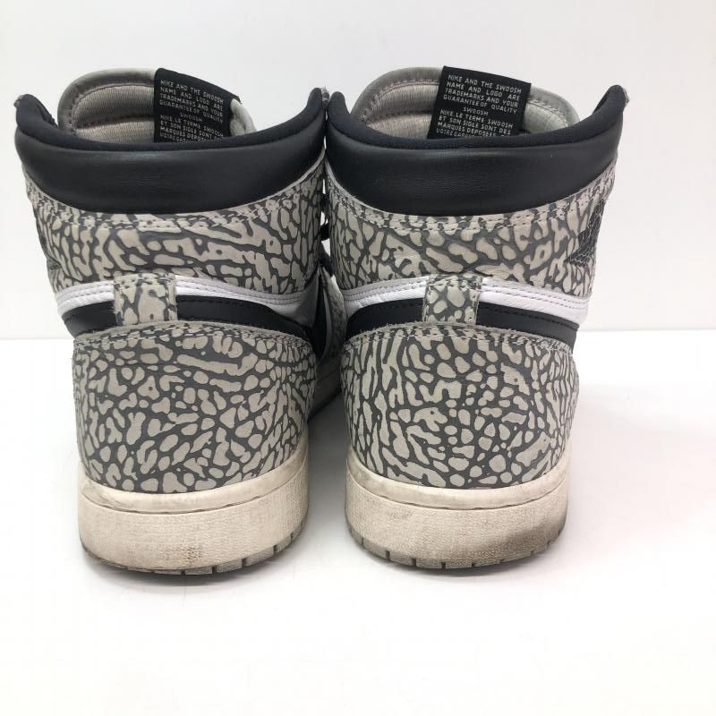 中古】NIKE AIR JORDAN 1 HIGH OG White Cement/Safari 28㎝ DZ5485  