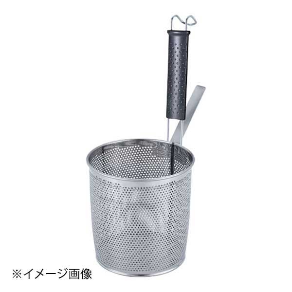 三宝産業株式会社 UK18-8シリコン柄パンチング 底平煮ざる L 09253013