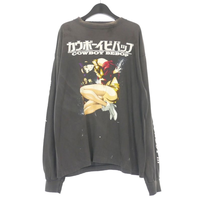 セントマイケル SAINTMICHAEL 25SS CB_LS TEE COWBOY BEBOP Tシャツ カットソー 長袖 L ブラック 黒 SM-HR8-0000-C05