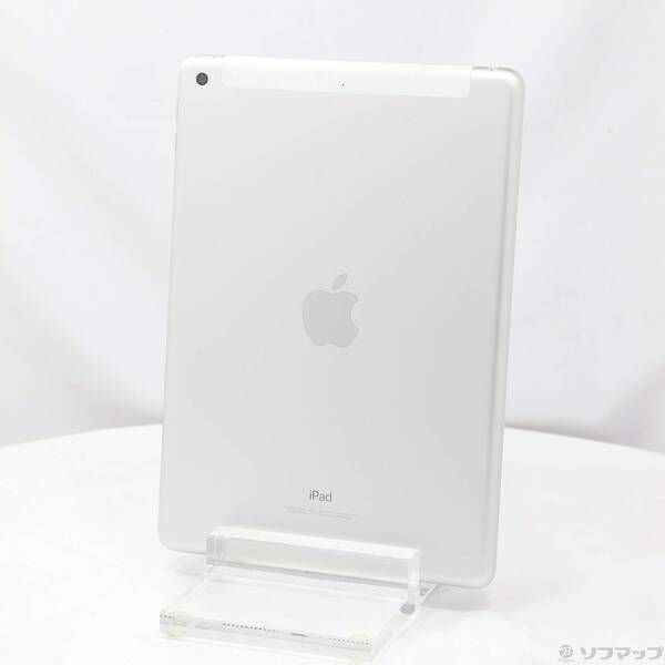 中古品〕 iPad 第6世代 128GB シルバー MR7K2ZP／A Wi-Fi【348】 iPad