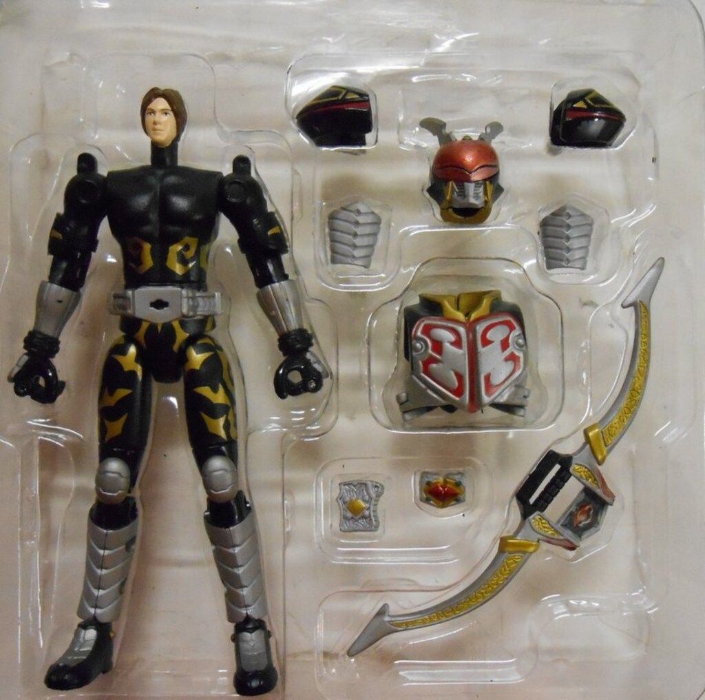 BANDAI - 装着変身 仮面ライダー剣（ブレイド）4体セット 外箱欠品の