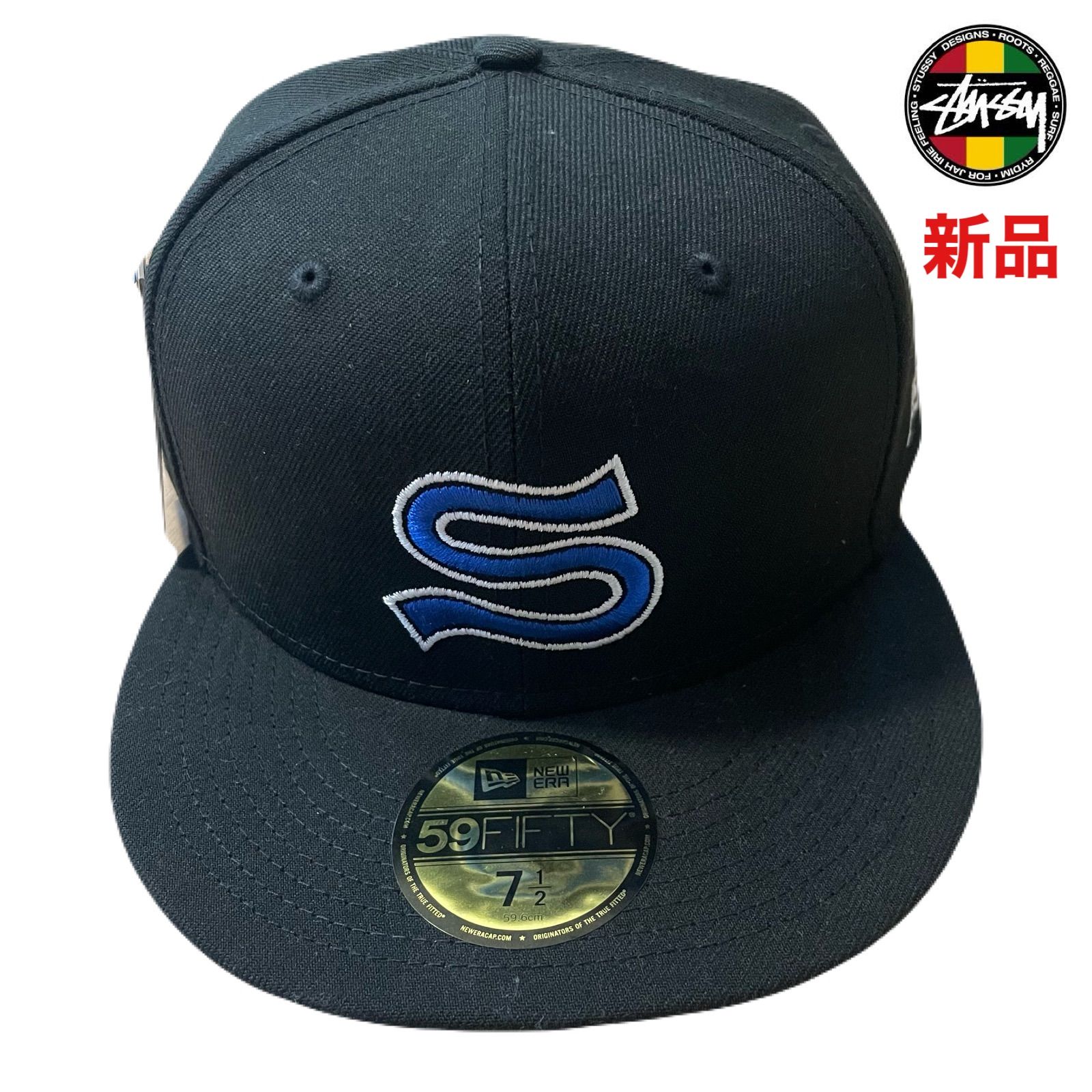 STUSSY Emblem New Era Cap 59.6cm 新品タグ付き