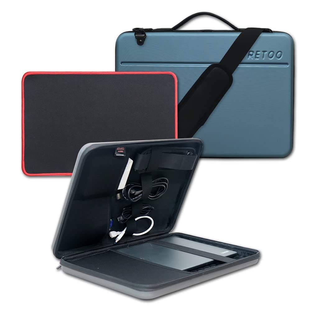 撥水加工 防水 軽量 取り外し ショルダー 衝撃吸収 肩紐 ラップトップ パソコンバッグ 耐衝撃 ケース タブレット 通勤 パソコンカバー PCケース 通学 17インチ 15.6 15 ビジネス 14 13 (17インチ ハード パソコンケース ノートパソコン