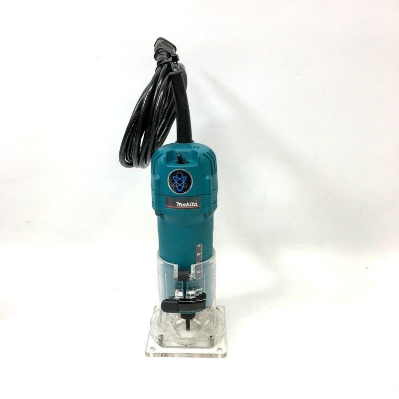makita マキタ 電子トリマ 3707FC チャック孔径6mm あり 100V 木工 切削 面取り 溝切り コード式 電動工具 △ DW3495