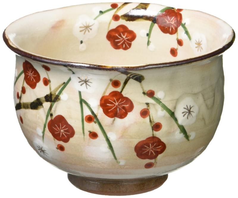 アイトー(Aito) 京焼 清水焼 俊山窯 お茶呑茶碗 (化粧箱入) 花