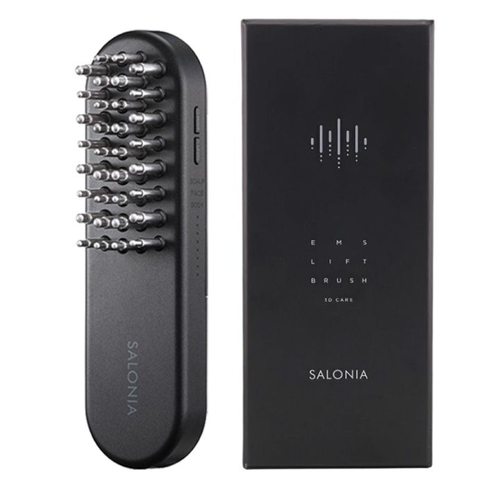 サロニア SALONIA EMS リフトブラシ 3Dケア ブラック SAL24305BK