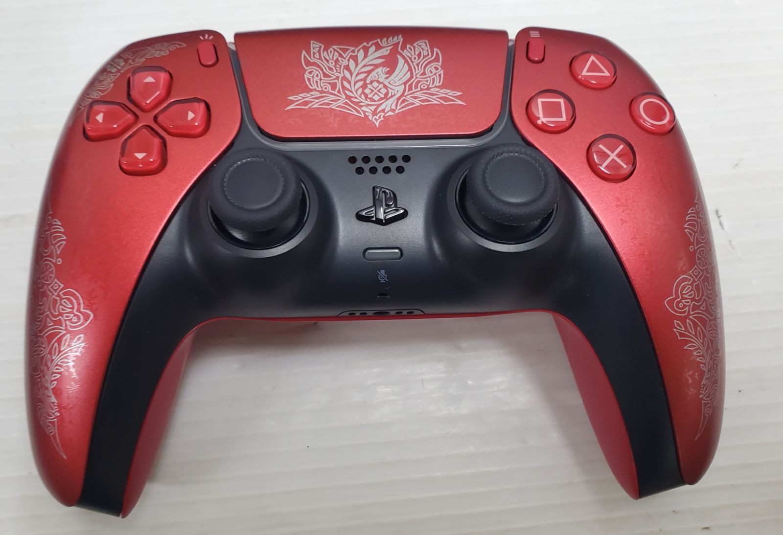 PS5用 DualSense ワイヤレスコントローラー モンスターハンターワイルズ UP786_INFO