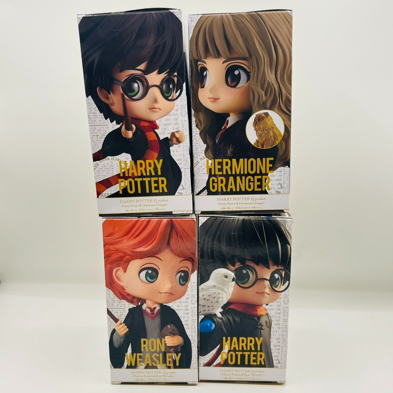 ハリーポッター フィギュア 4体セット Q Posket ハリー・ポッター 4体 フィギュア まとめ セット
