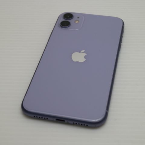 美品 SIMフリー iPhone 11 64GB パープル スマホ 本体 白ロム 土日祝発送OK