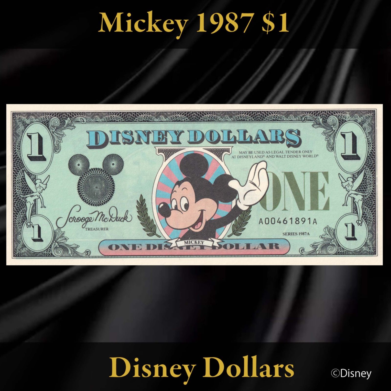 ディズニーダラー ディズニーダラー2005年3種類セットdisneydollars