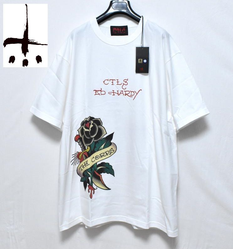 新品 CVTVLIST × Ed Hardy Tシャツ 2 210111EH08 カタリスト エド 