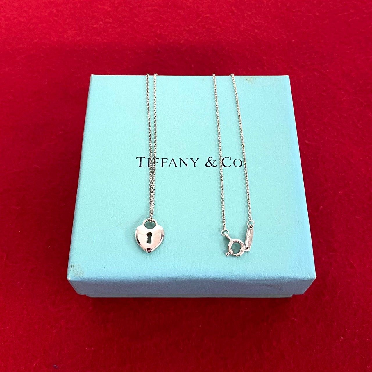 希少　極美品　Tiffany & Co. シルバー ネックレス　ロゴトップ TIFFANY&Co.】ティファニー ロゴ ネックレス シルバー925 約3.05