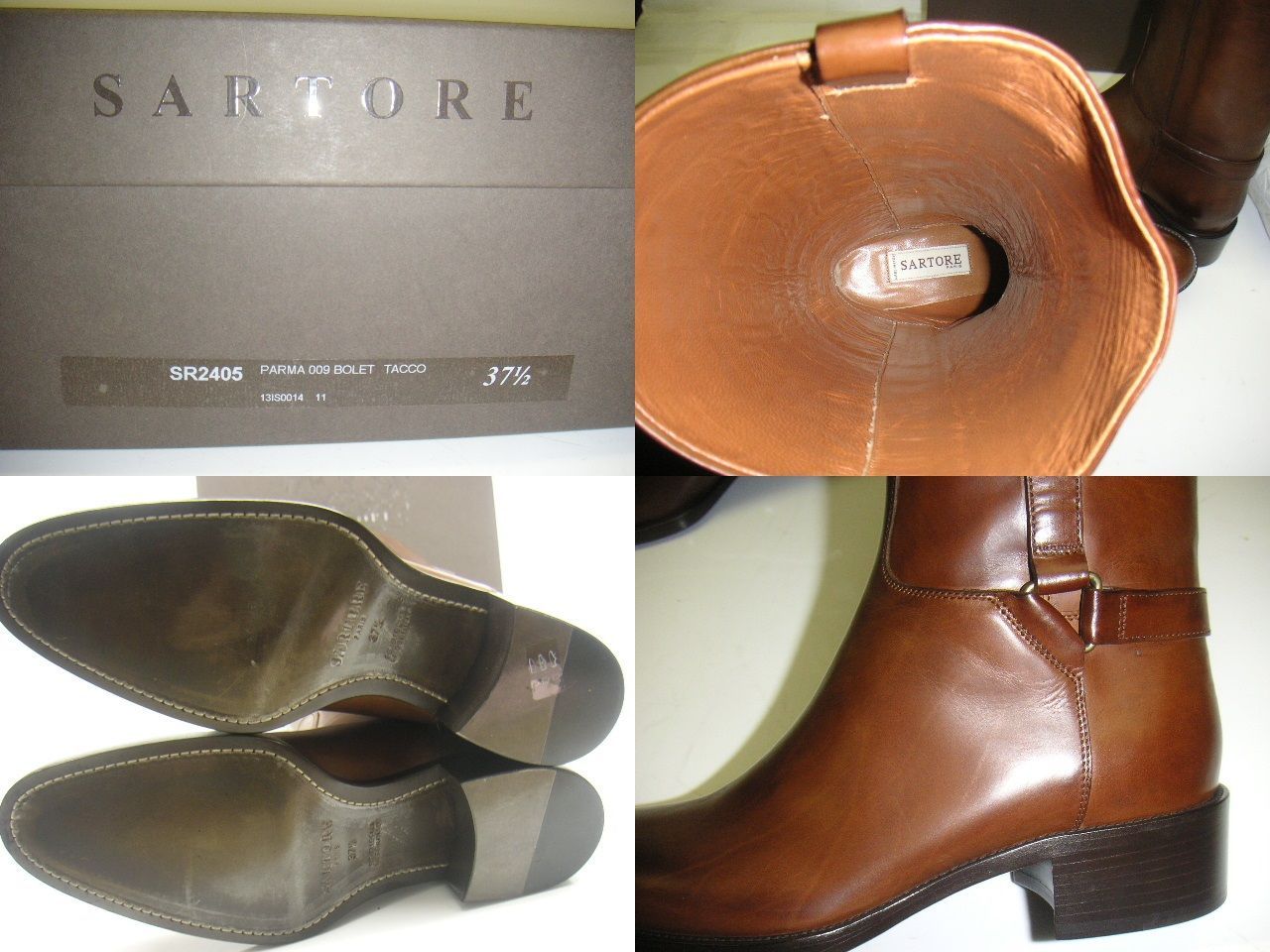 サイズ37.5 (24cm相当)□新品□サルトル SARTORE レザー乗馬ブーツ 