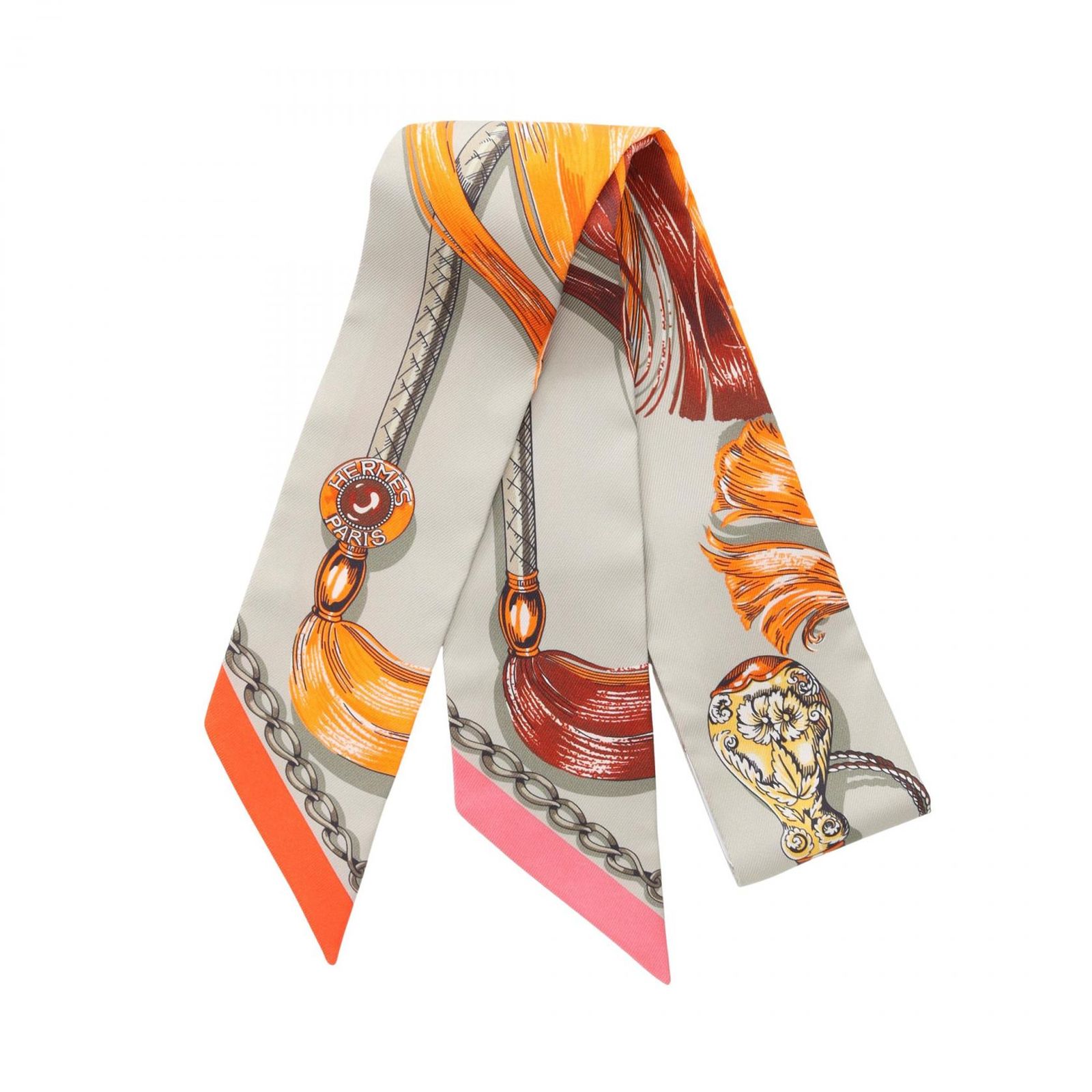 エルメス HERMES スカーフ ツイリー CAVAL CADES シルク トゥイリー 
