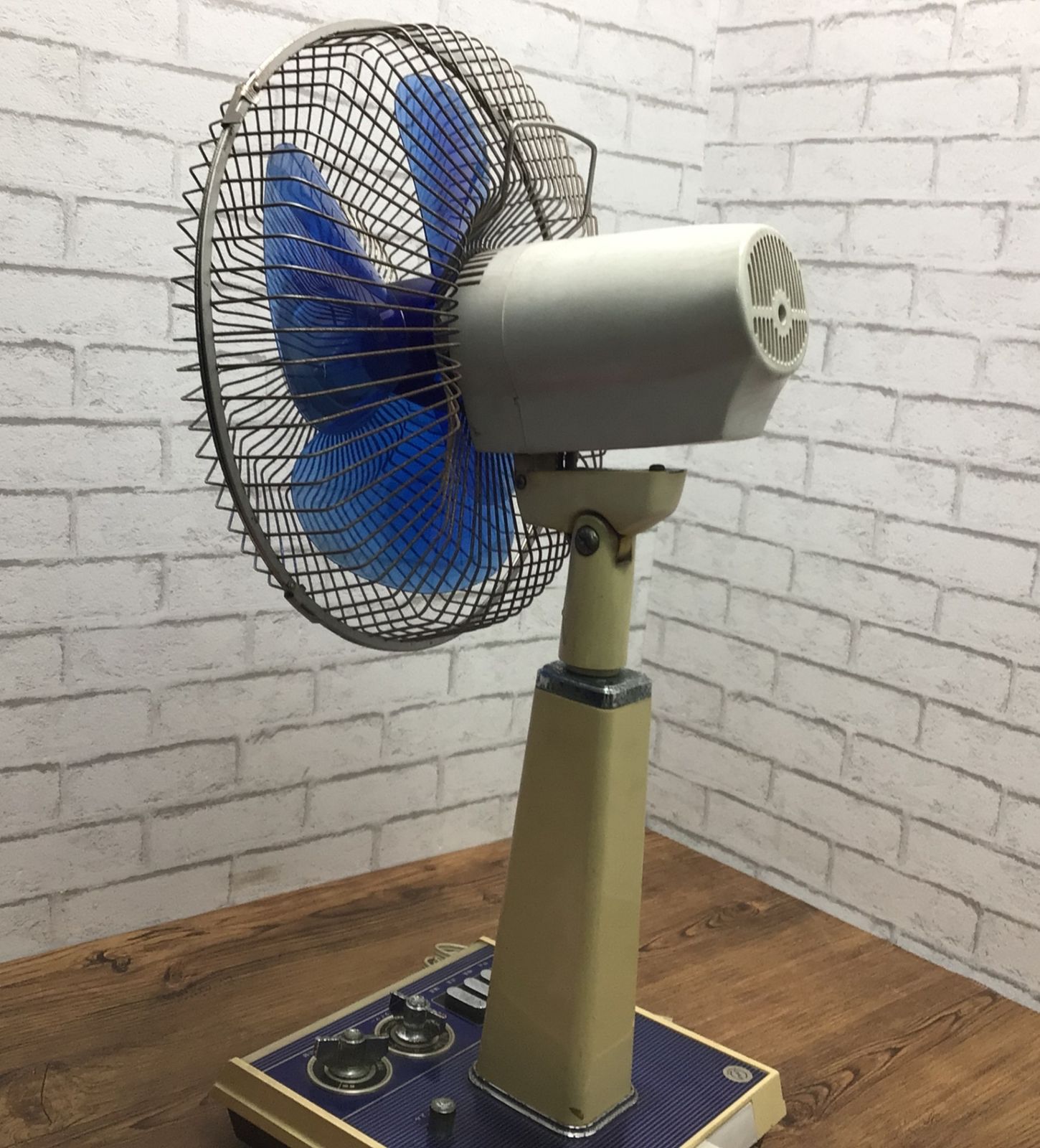 6143 【当時物】TOSHIBA 東芝 扇風機 H-30AQ 昭和レトロ 4枚羽根 羽根