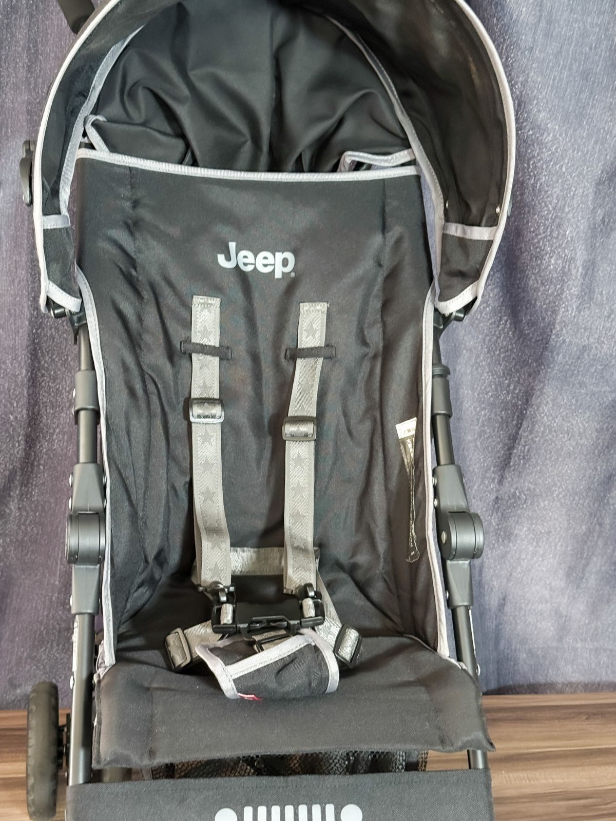 Jeep ベビーカー JBU-19058BKXGREY 折りたたみ式 軽量 コンパクト 美品