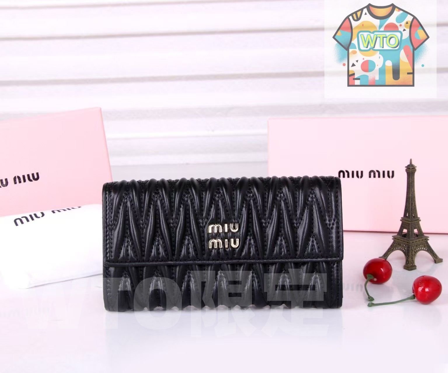 新品未使用 MIUMIU 財布[本日特価|新品未使用品]-WT0輸入-WK42