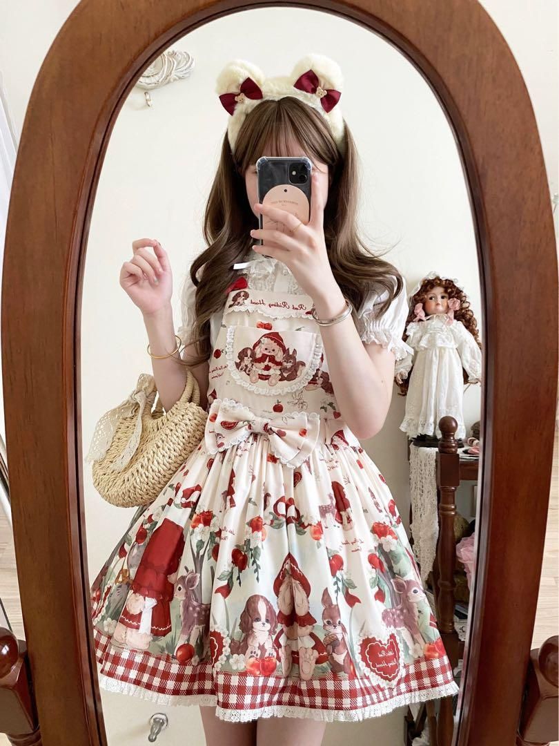 ♪♪リボン付きロリータワンピース お出かけにも最適