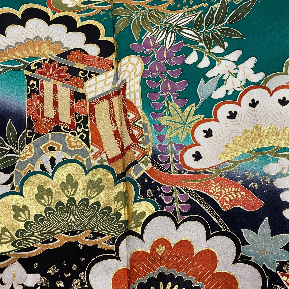 ブランド振袖 SEIKO MATSUDA 金彩 豪華 身丈157cm 撥水加工済 ブランド振袖 SEIKO MATSUDA 金彩 豪華 身丈157cm 撥水加工済