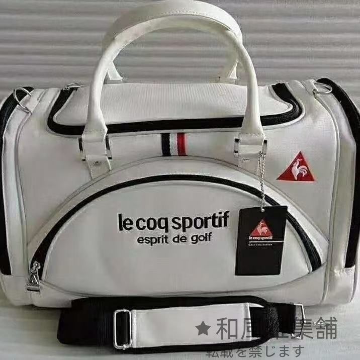 新品未使用 le coq sportif golf ルコックゴルフ ボストンバッグ