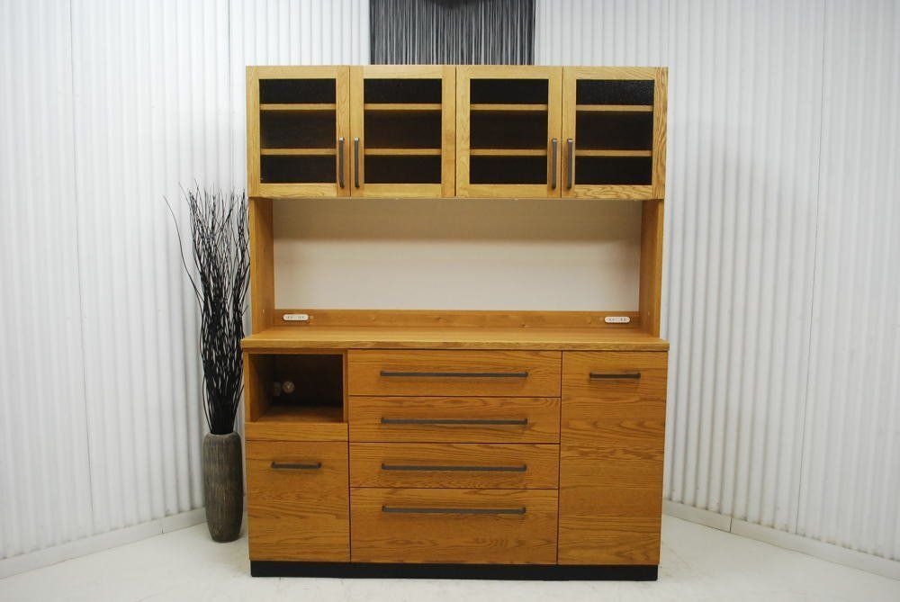 アウトレット 現品限り 大 一部 高品質 お洒落なキッチンボード 収納 食器棚 魅せる収納