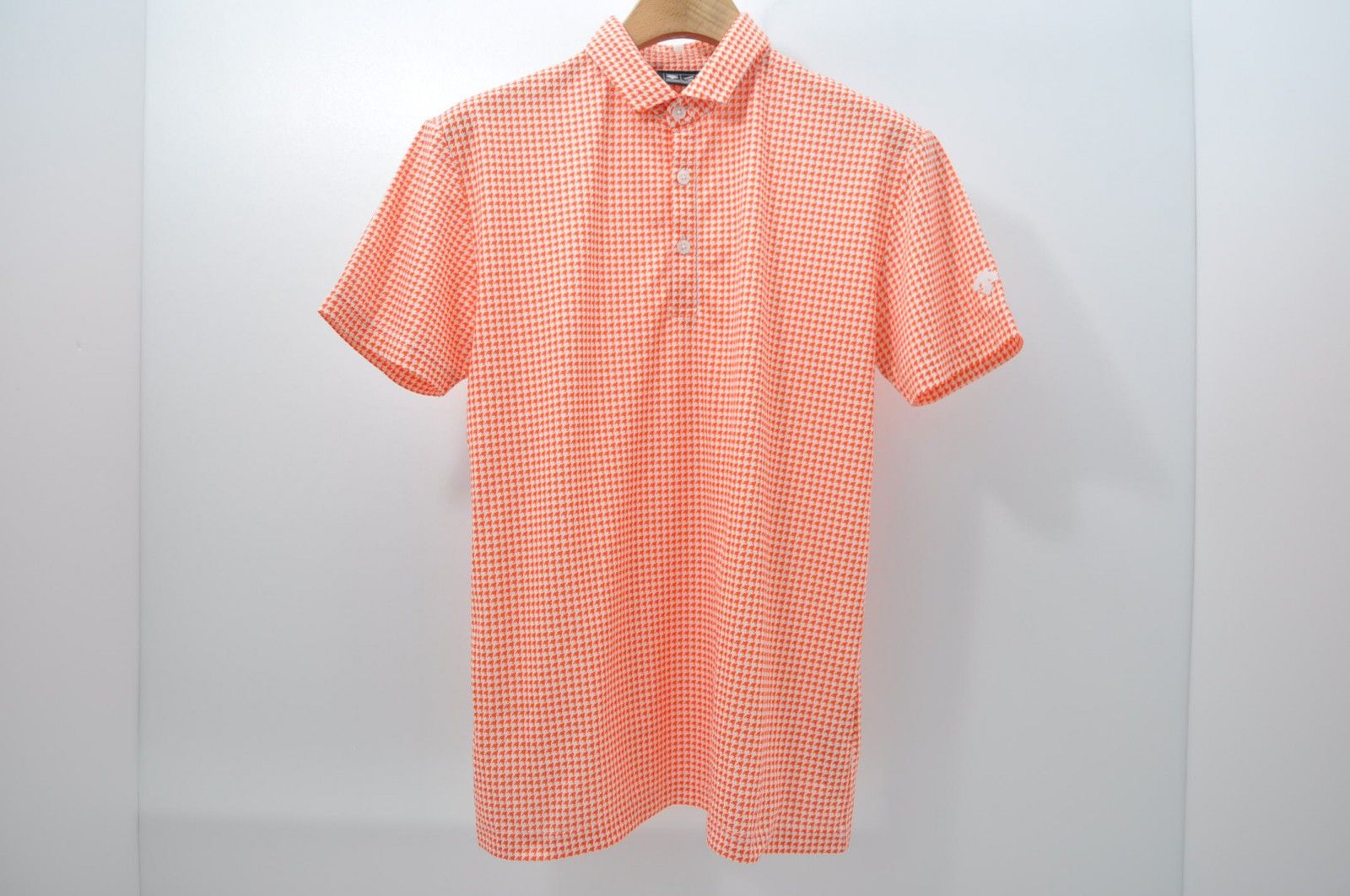 中古 メンズ デサントゴルフ DESCENTE GOLF 長袖ポロシャツ M 白