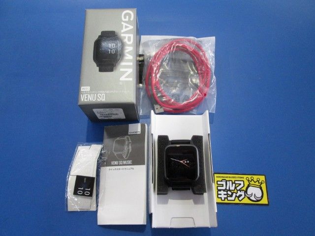 GK三好◇242【中古 GPS距離計】GARMIN◇VENU SQ◇BK◇ブラック◇ヘルス