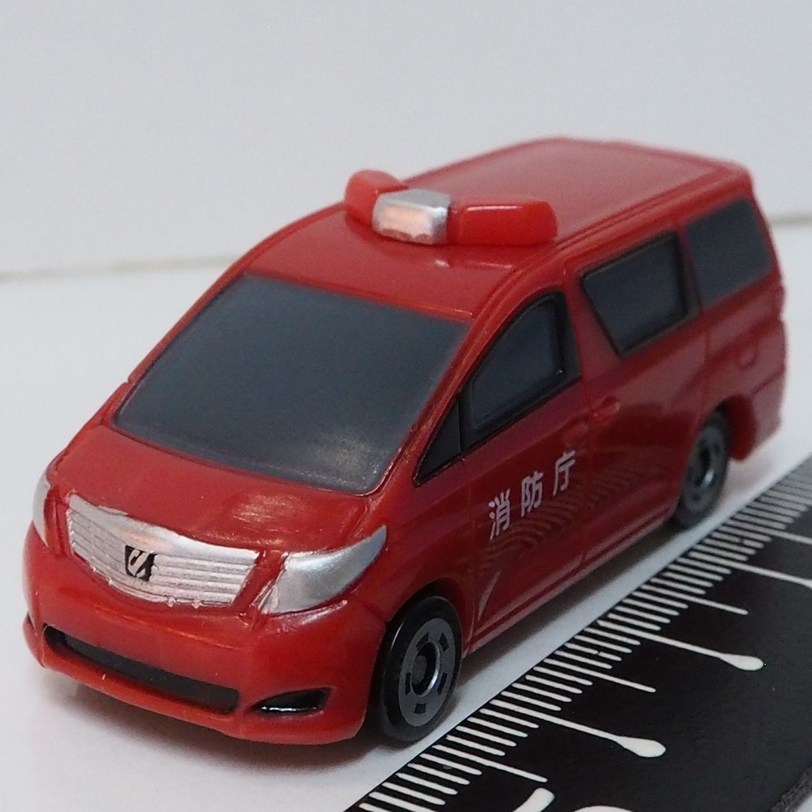 ポケット トミカ【トヨタ アルファード 消防指揮車 TOYOTS ALPHARD】プラ製ミニカー景品プライズ非売品■タカラトミー タイトー【中古】