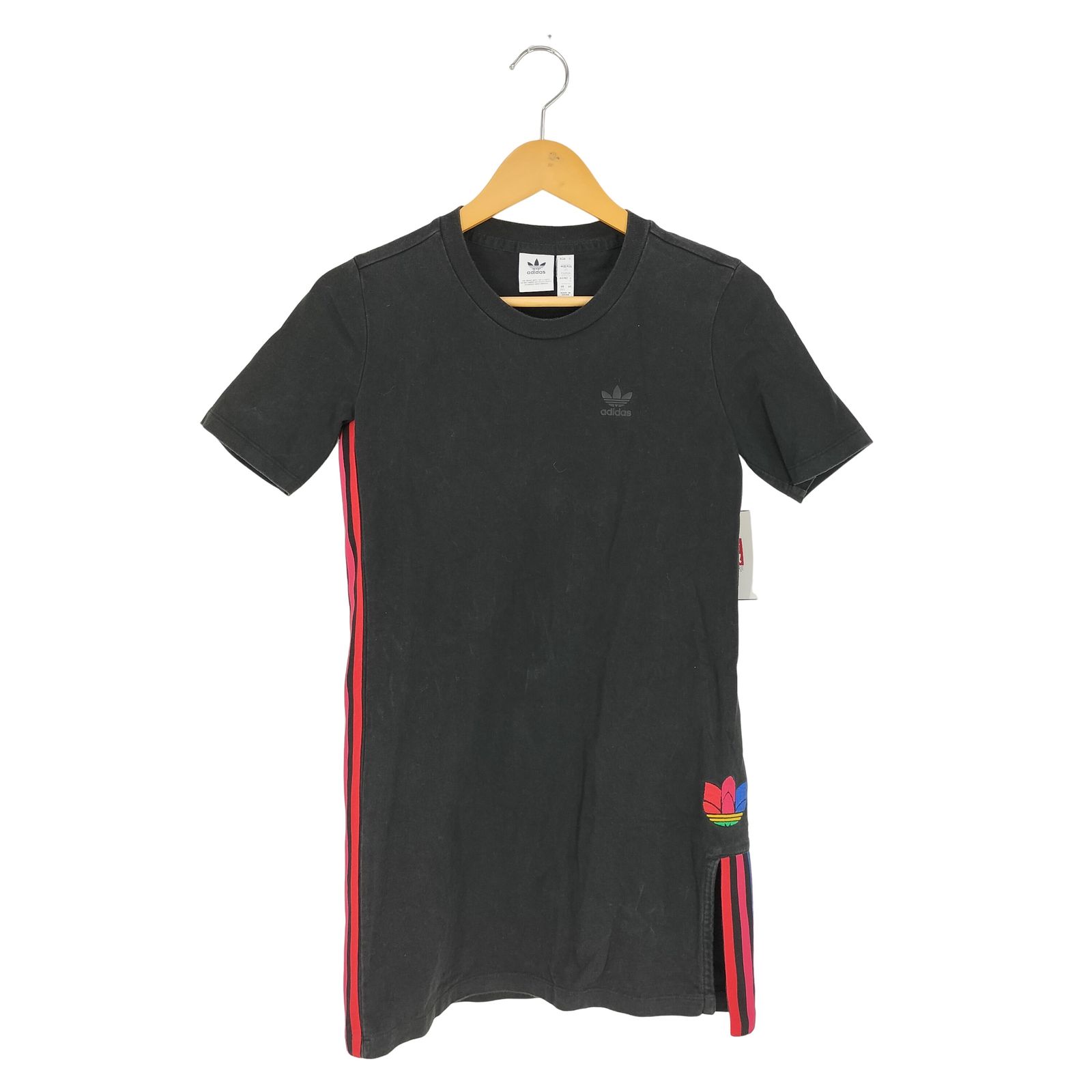 アディダスオリジナルス adidas Originals TEE DRESS Multi-Color Round Neck サイドストライプ クルーネックワンピース  レディース import：S メルカリ