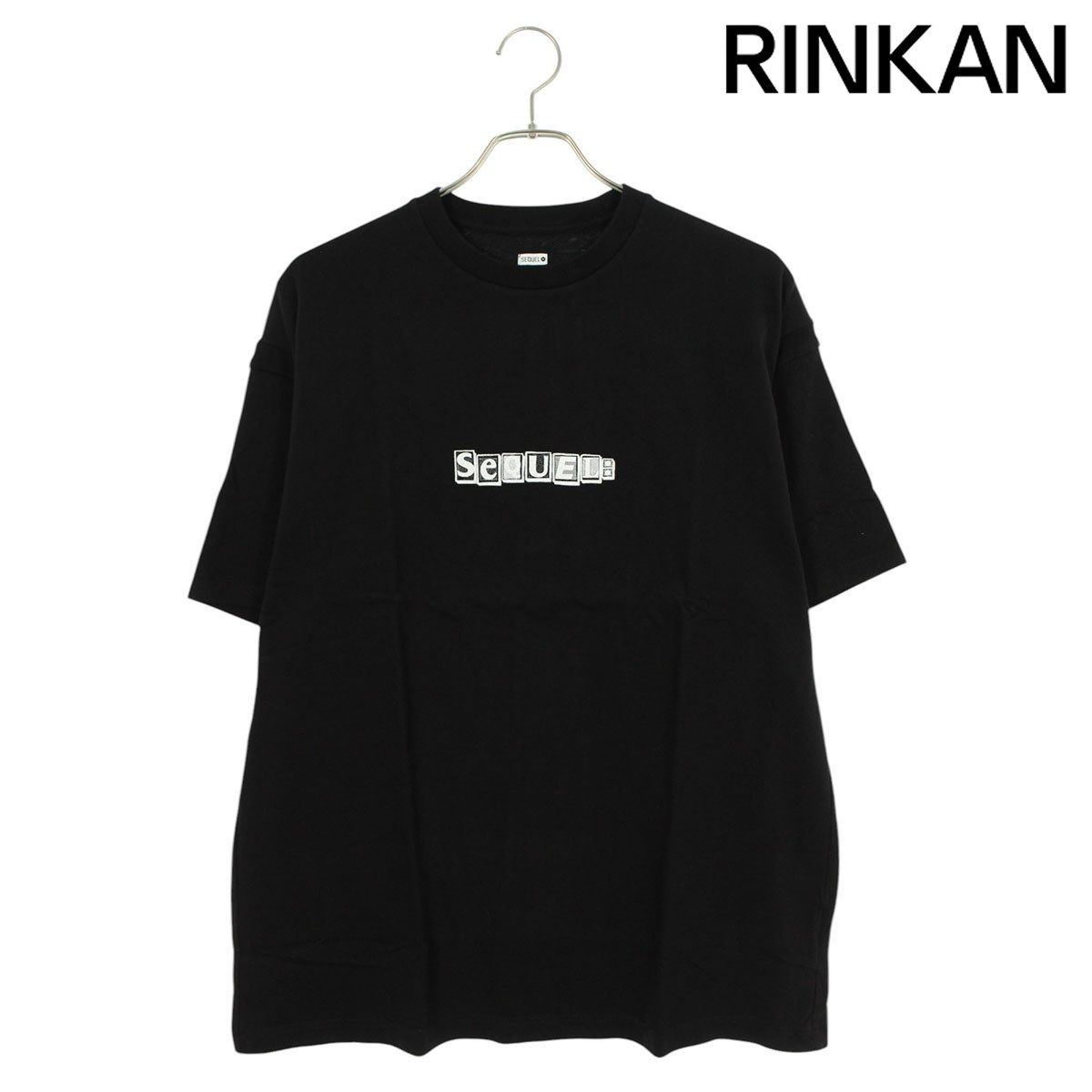 シークエル  23AW  SQ-23AW-ST-06 ロゴプリントTシャツ メンズ XL