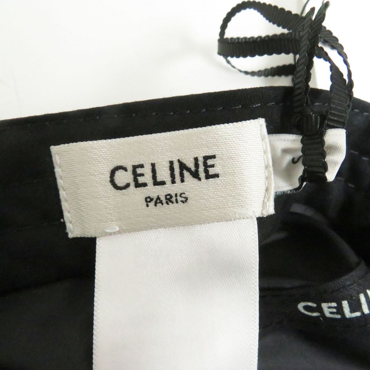 未使用品□CELINE/セリーヌ 2AK07231Q ロゴエンブロイダリー ライトナイロン スケートキャップ/帽子 ブラック S イタリア製 正規品  メンズ - メルカリ