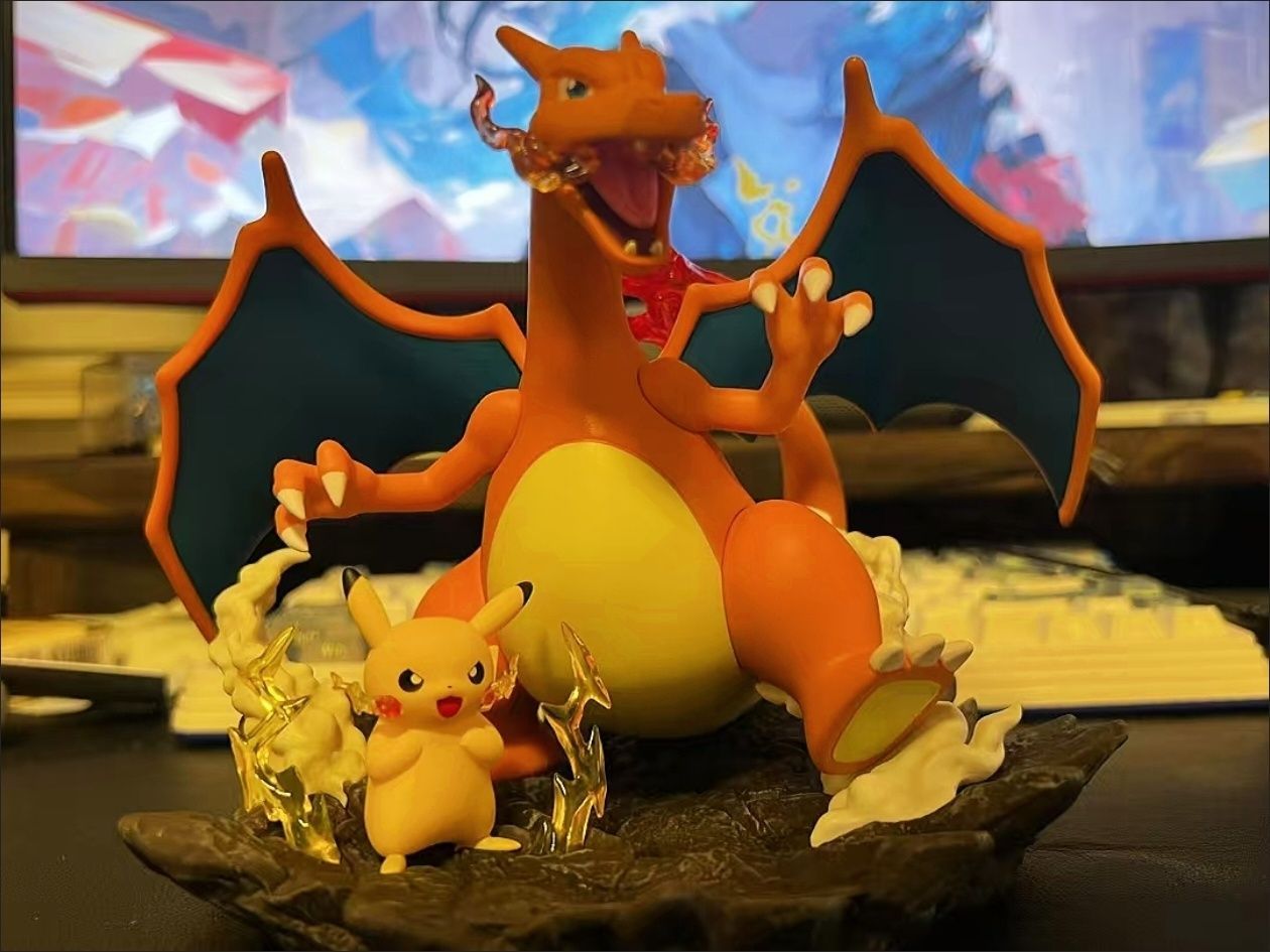 Funism x ポケモン 「なかよしパートナー：ピカチュウとリザードン」 Funism x ポケモン プレミアムフィギュア「なかよしパートナー