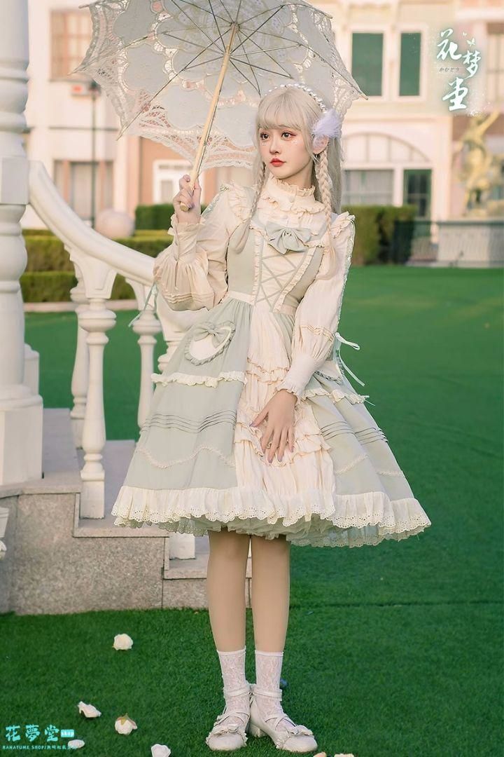 【史上最も激安！】 25年 コスプレ ドレスロリータセット 仮装 オリジナル 洋服 ロリータ ワンピース 撮影会 舞台 イベント 原野空間-260