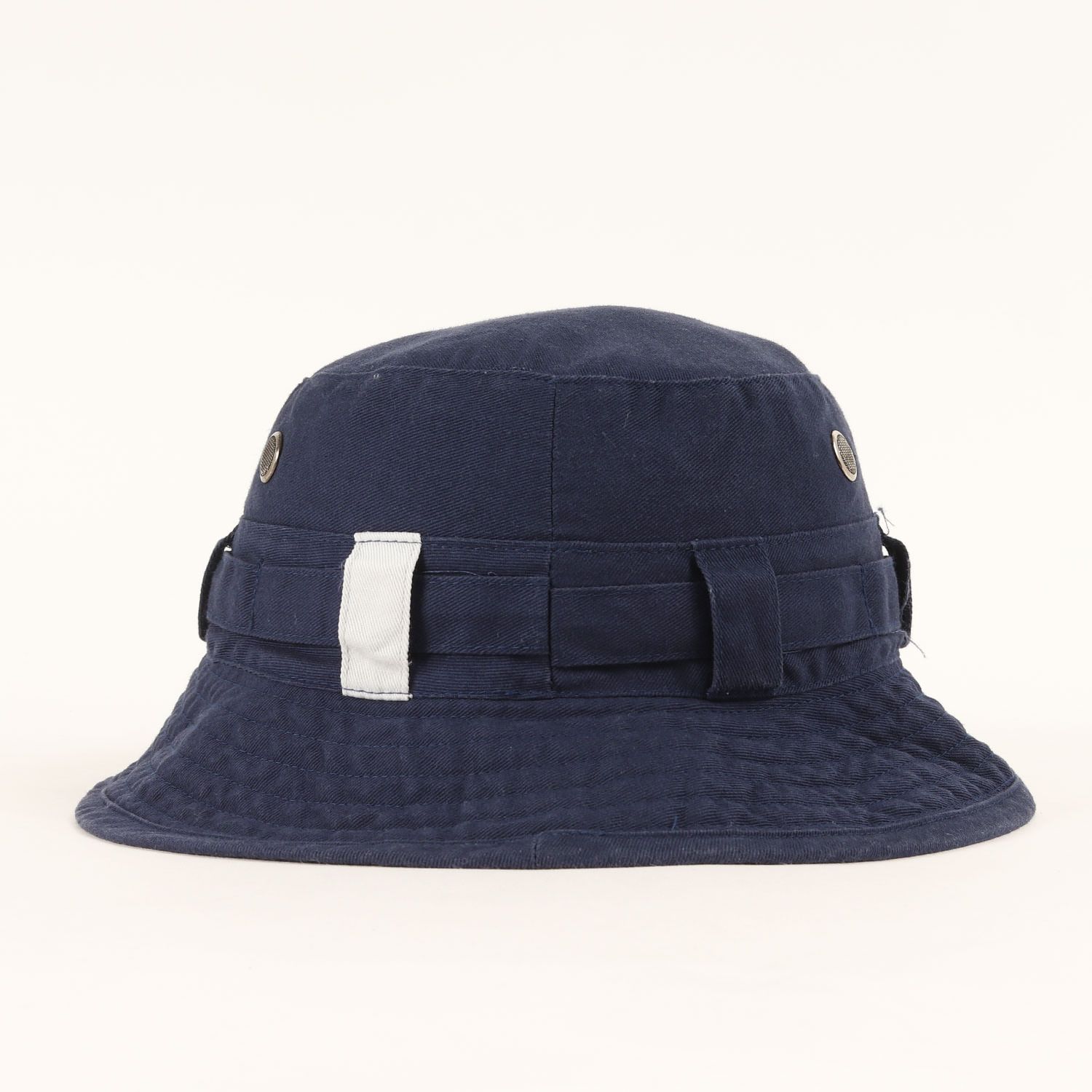 FINESSE フィネス ハット / 90s コットンツイル リバーシブル ジャングルハット / ネイビー ライトブルー 紺 / 90年代 アーカイブ / ブランド 帽子【メンズ】【中古】