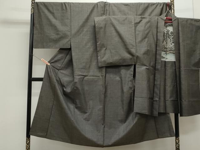 平和屋着物●男性 本場大島紬 アンサンブル 100亀甲 総詰め 正絹 CAAS9327th