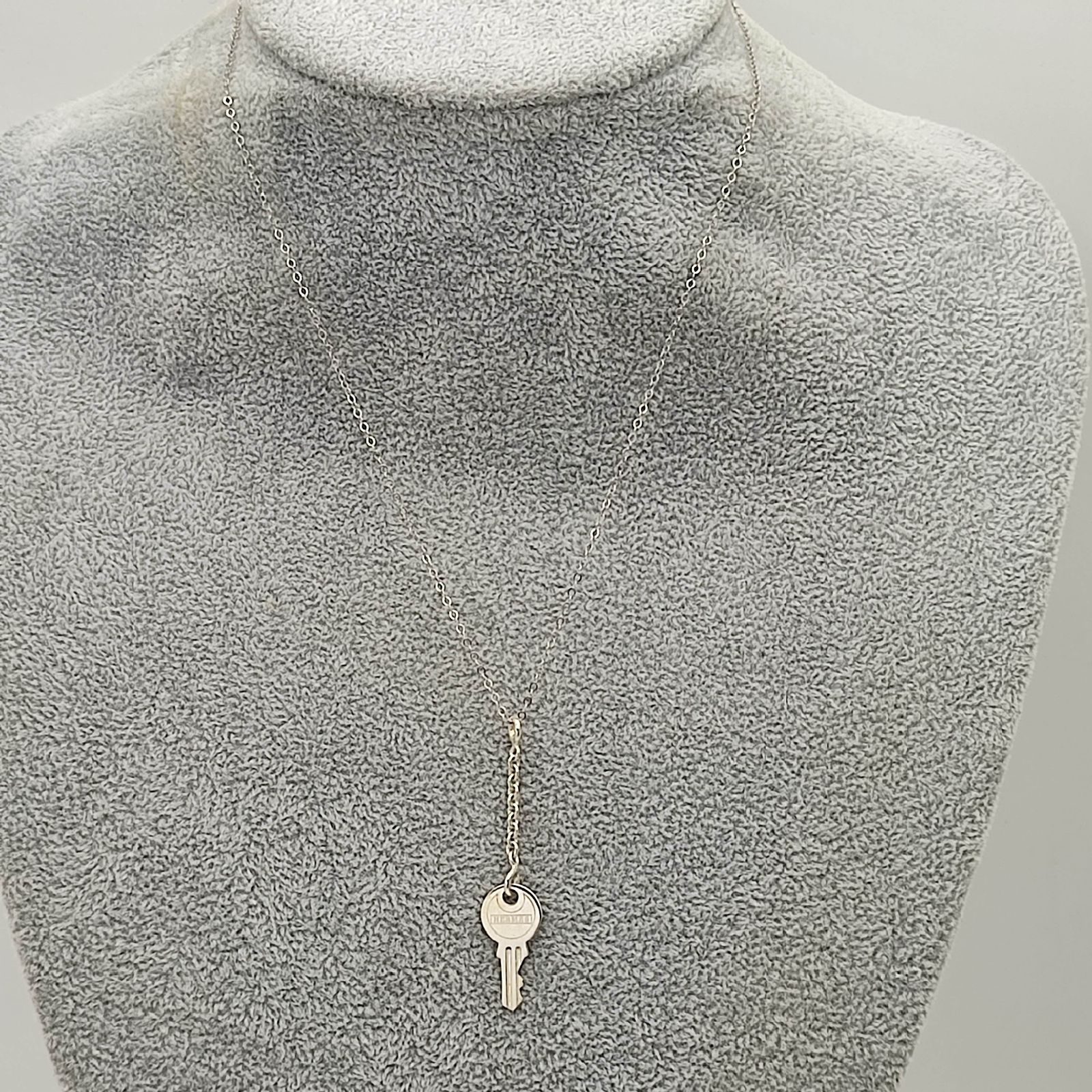 美品】エルメス HERMES キーモチーフ 鍵 ネックレストップ チャーム 