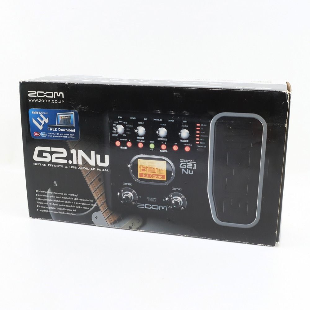 ZOOM】ズーム ギター用 マルチエフェクター G2.1Nu _