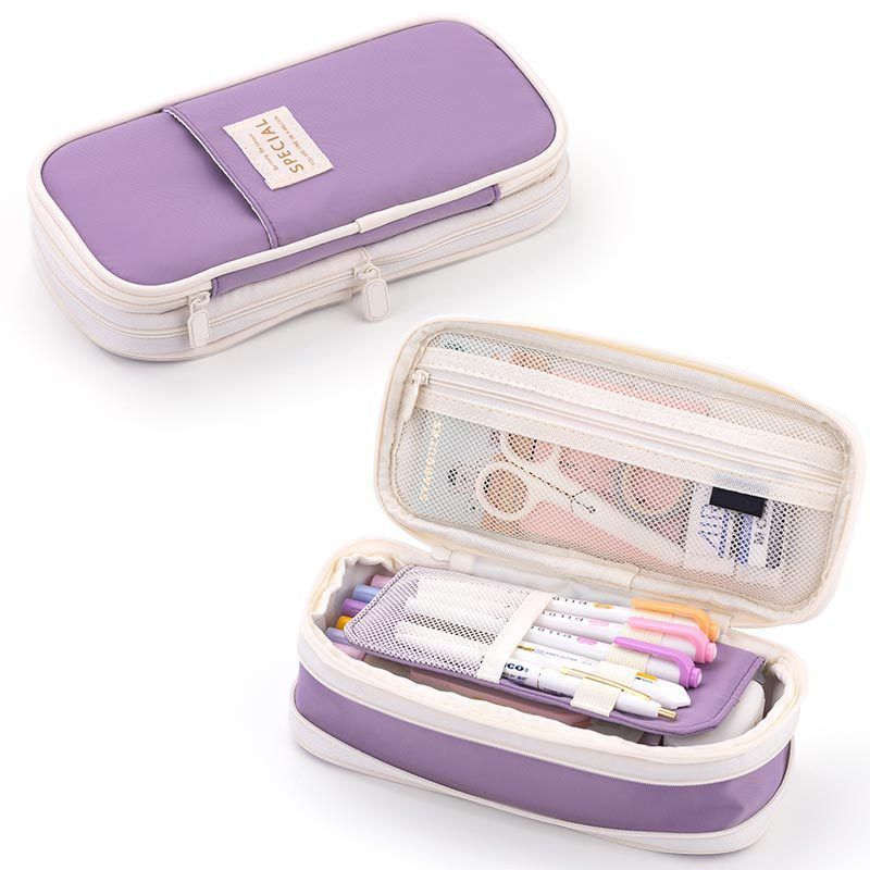 筆箱 ペンケース 多機能ケース ポーチ 勉強 ペンケース 大容量 マチつき 筆箱 多機能 ツールペンケース ポーチ 中