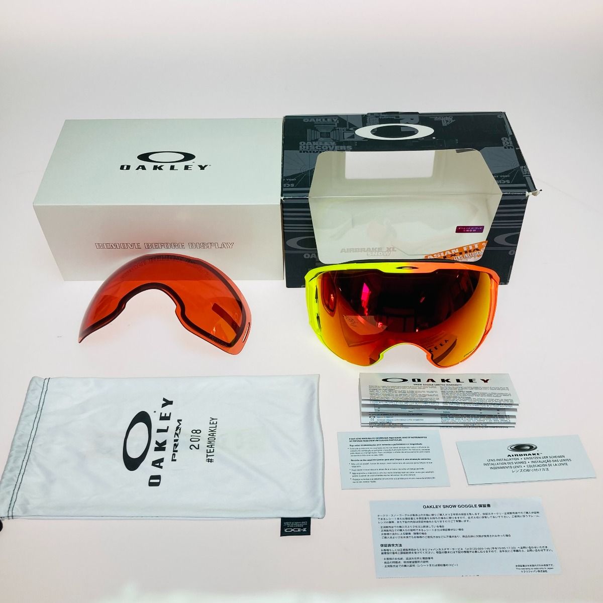 ◎◎ OAKLEY オークリー AIRBRAKE XL エアブレイクXL スノー