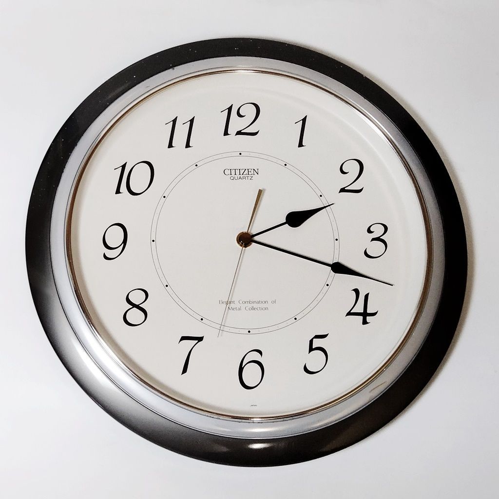 シチズン CITIZEN アナログ 掛け時計 シルバー 4MG945 - メルカリ