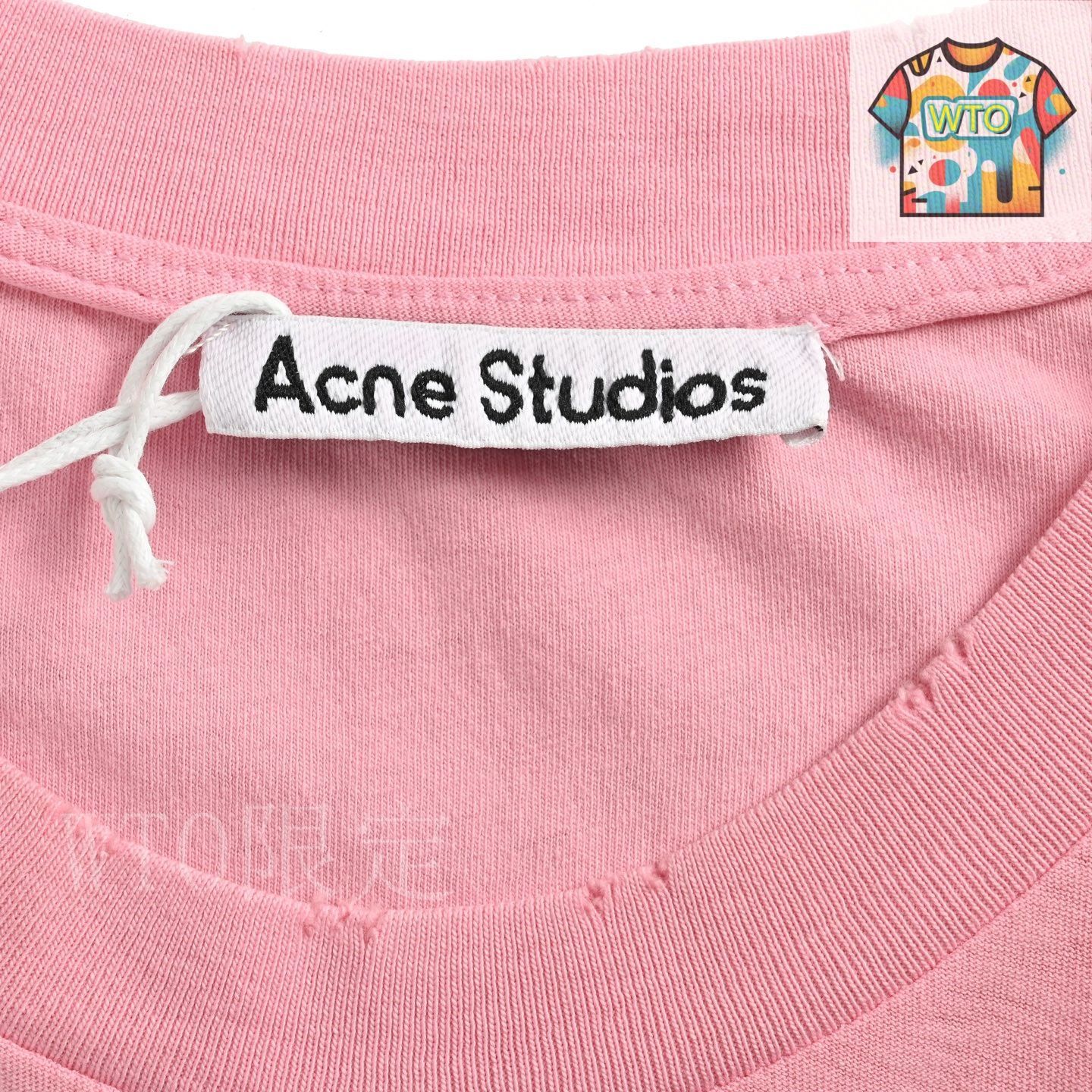 今日特価】Acne Studios 24SS Gradient Faded 1996 Logo Tee