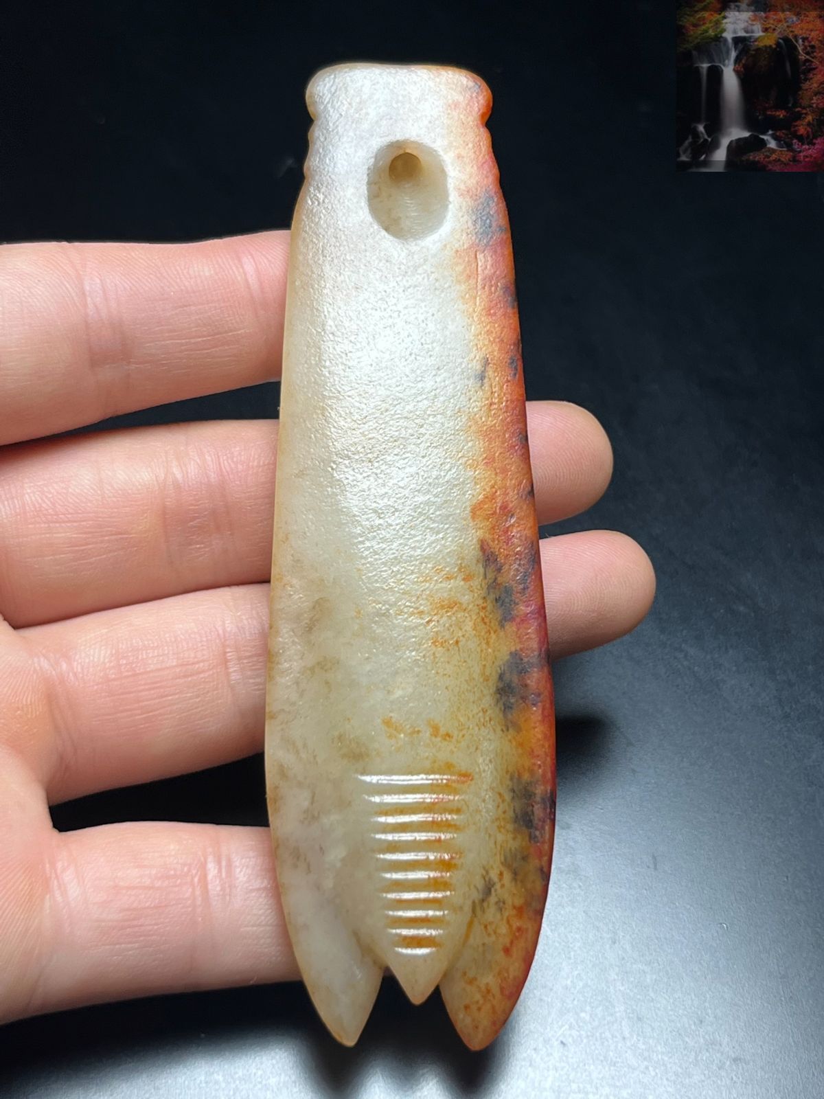 旧家旧蔵 清 玉彫 和田玉玉質細膩 沁色入骨 置物 極細工 稀少珍品 古美術 珍品旧蔵* 清代 和田玉 十二生肖玉佩 手彫り 極細工 中国