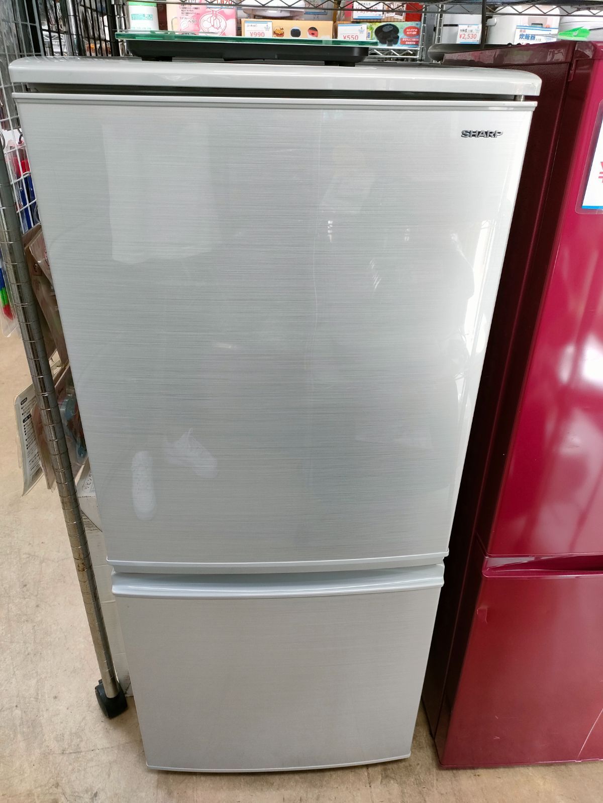 SHARPの2ドア冷蔵庫『SJ-D14D-S 2018年製』が入荷しました - キッチン家電