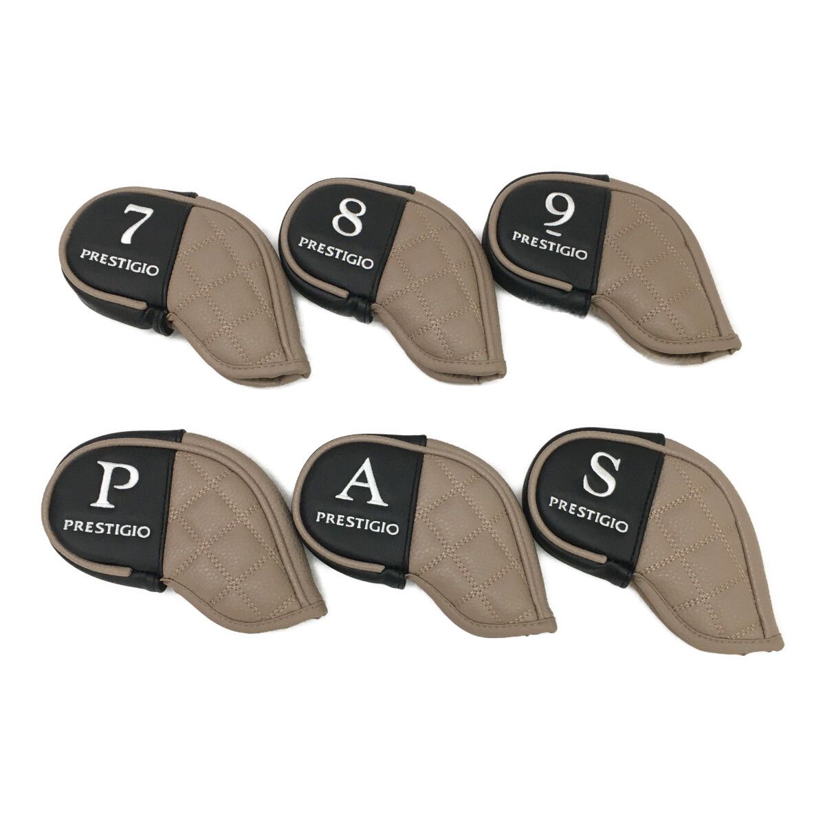 MAJESTY Golf - coco 中古 マジェスティゴルフ MAJESTY GOLF アイアンカバー モカブラウン系 6点セット 7~9.P.A.S 中古 マジェスティゴルフ MAJESTY GOLF アイアンカバー モカ