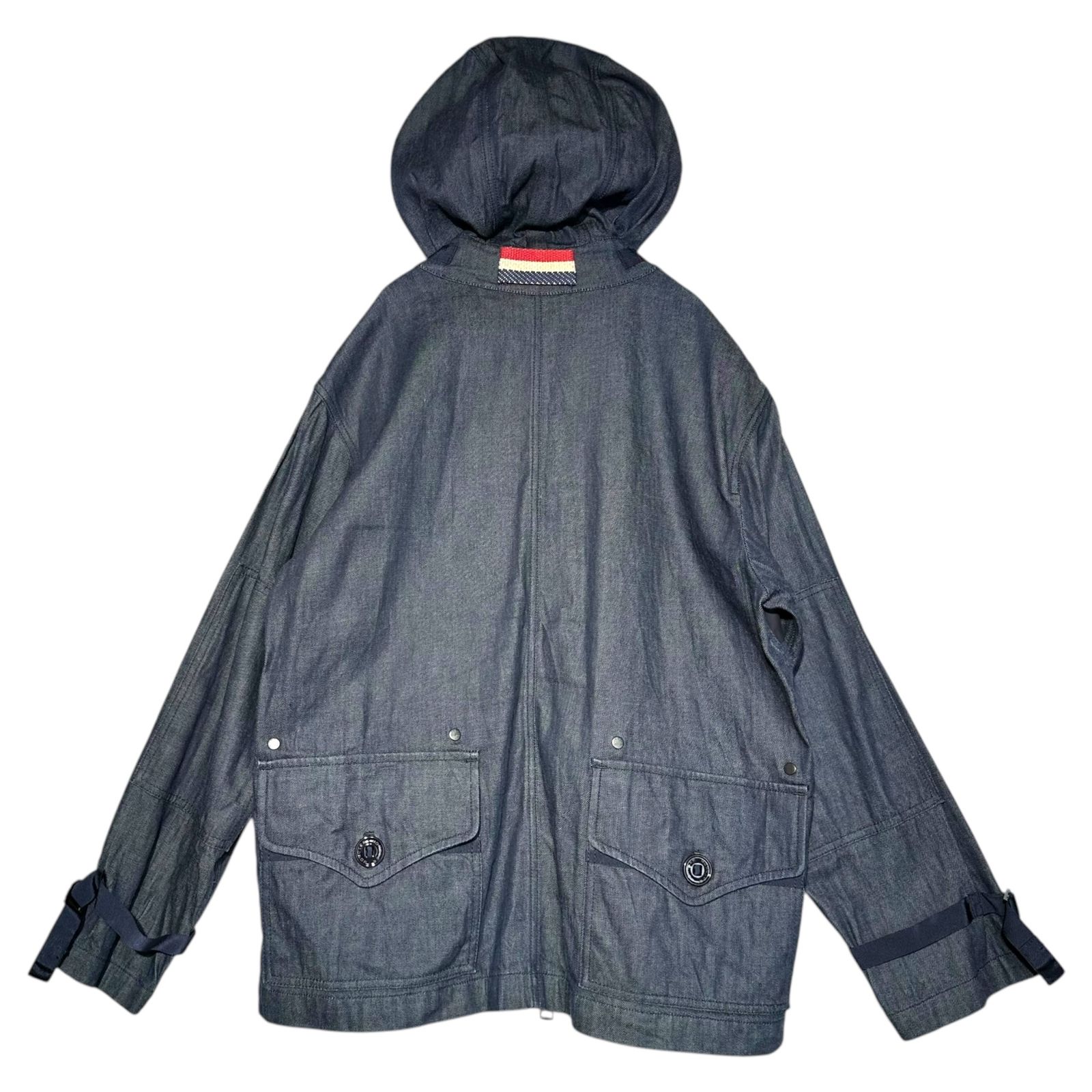MONCLER(モンクレール) ALAIN Urethane tape denim hooded jacket