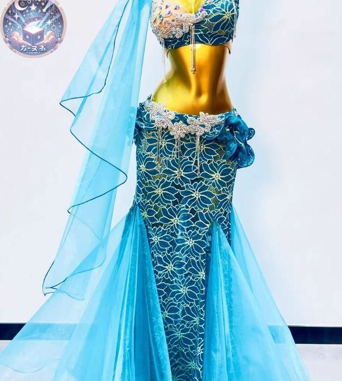 新品 未使用 新作 ベリーダンス衣装 ストア ブラベルトスカートセット