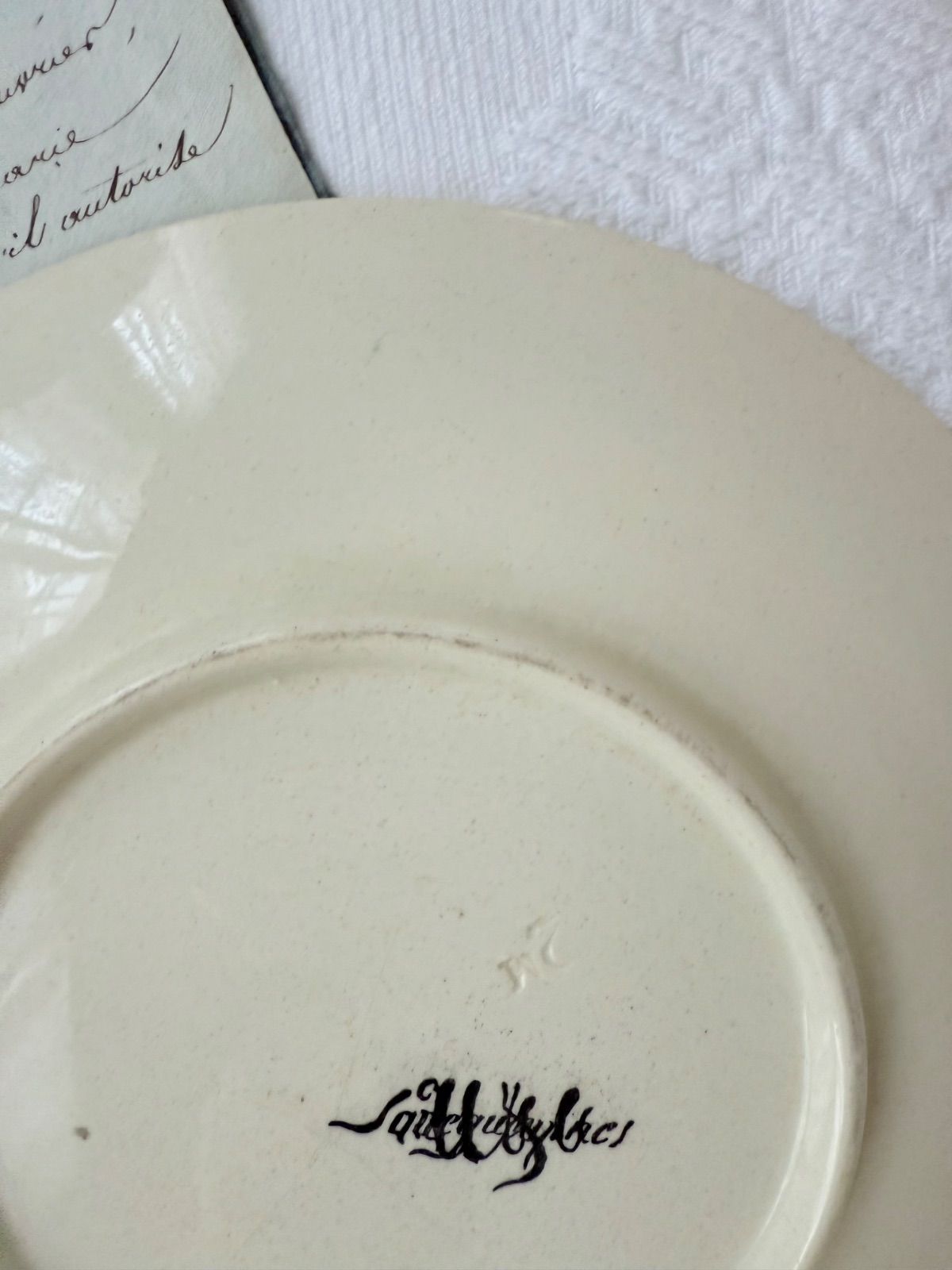 B2 アンファンリシャール サルグミンヌ フランスアンティークプレート IMPECCABLEHEALTHCARESERVICES_COM