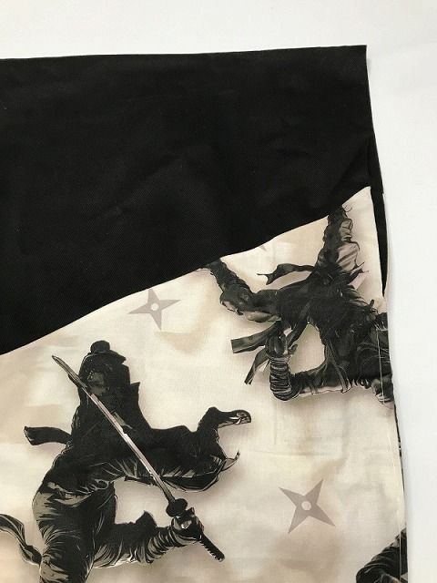  2 Lサイズ 男物 綿 羽織 忍者模様 福服特製 羽織 着物 浴衣