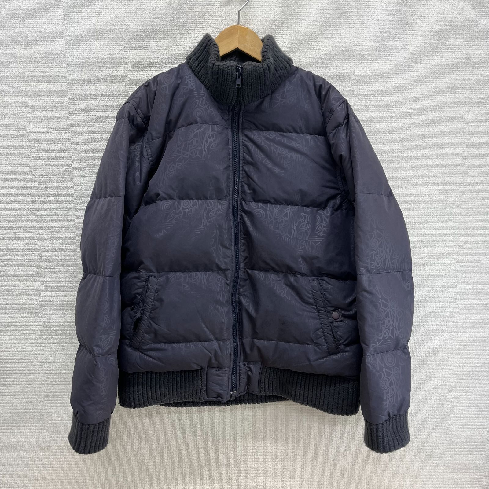 オールドステューシーダウンジャケット OLD STUSSY オールドステューシー ダウンジャケット 総柄