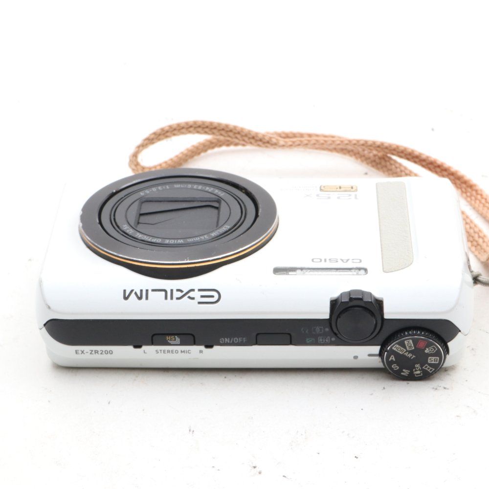  CASIO デジタルカメラ EXILIM 1610万画素 光学ズーム12 5倍 EX ZR 200 WE その他 デジタルカメラ